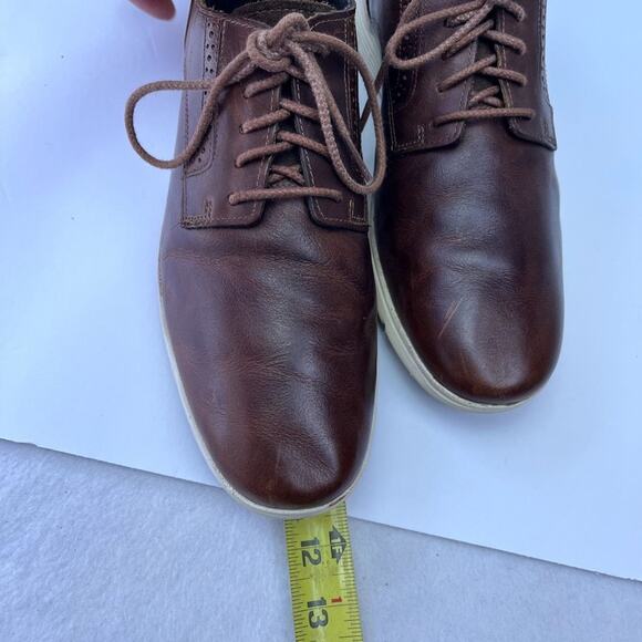 Timberland Shoes Men's Size 9 Franklin Park Brogue Oxfords Brown Leather Lace Up - Picture 13 of 15